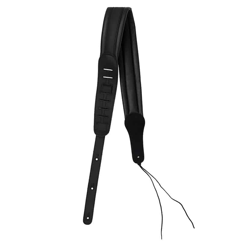 vue complete Sangle noire rembourrée à l'épaulière